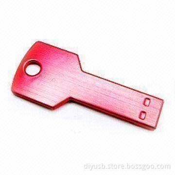 Key USB Flash Disk with 10 Years Data Storage Time and 40mA Static Current
